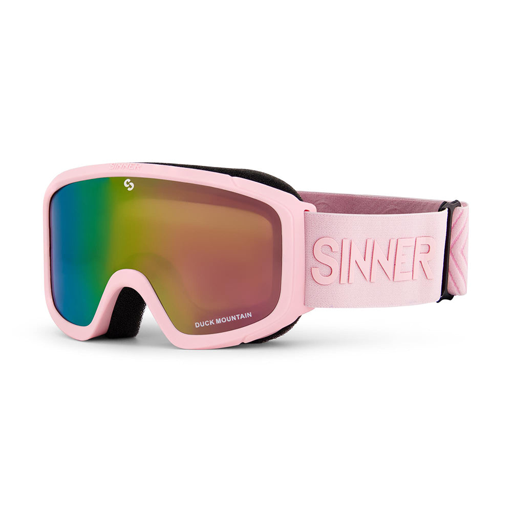 Sinner Duck Mountain Kids Ski Goggles 4 10 yrs Pink Little Adventure Shop