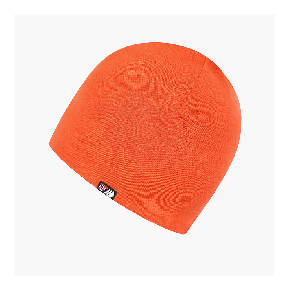 Skogstad Baby Kids Merino Wool Hat Warm Orange