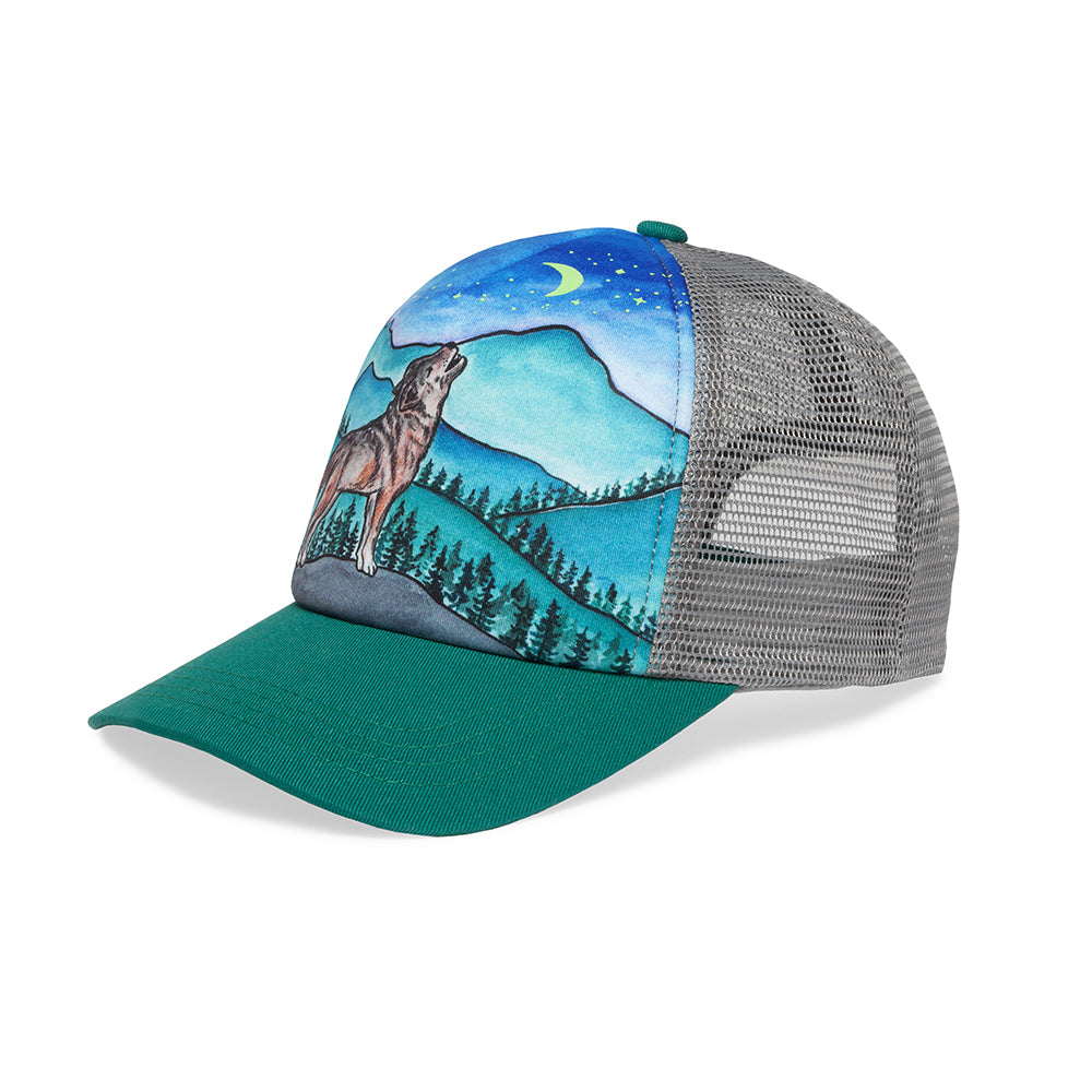 Sunday Afternoons Kids Trucker Cap Lone Wolf