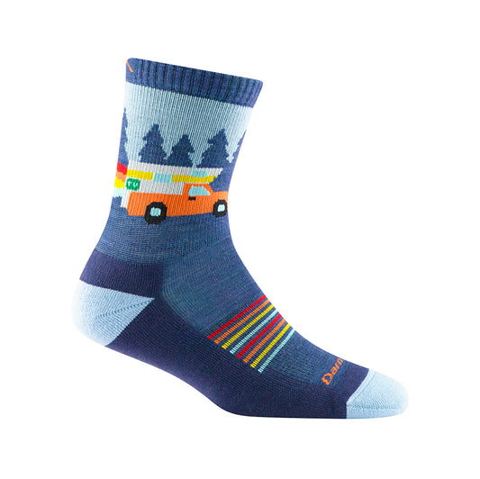 Darn Tough Kids Lightweight Crew Hiking Socks (Van Wild)