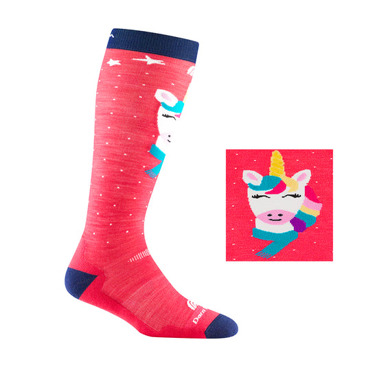 Darn Tough Kids Midweight Ski Socks (Magic Mountain)