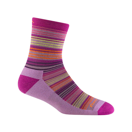 Darn Tough Kids Lightweight Zebra Canyon Crew Socks (Clover)