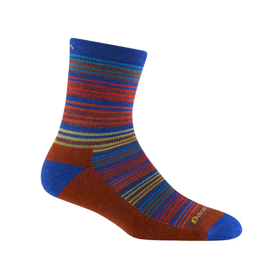 Darn Tough Kids Lightweight Zebra Canyon Crew Socks (Marine)