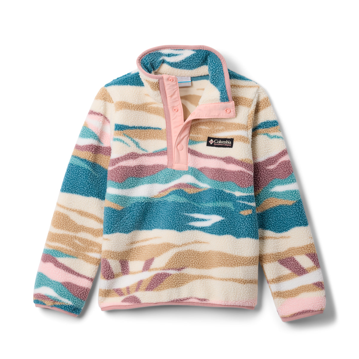 Columbia Kids Helvetia Fleece Jumper (Chalk Rogue)