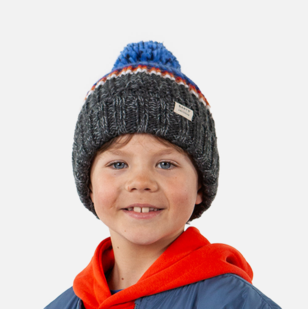 Barts Kids Reggey Beanie Hat (Heather Grey)