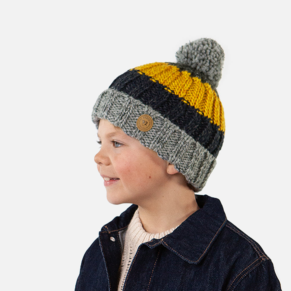 Barts Kids Wilhelm Beanie Hat (Yellow)