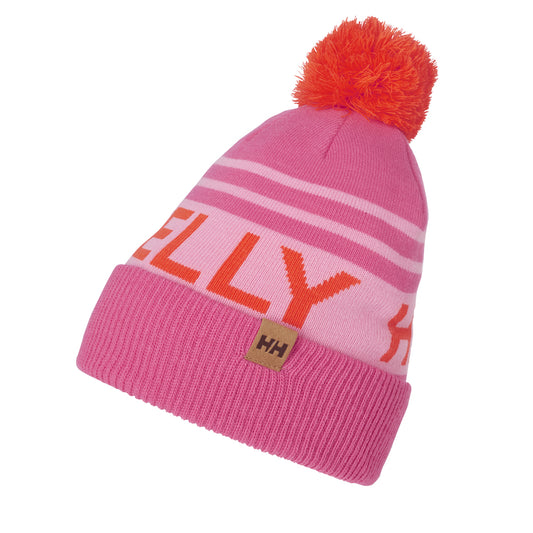 Helly Hansen Kids Ridgeline Bobble Hat in pink