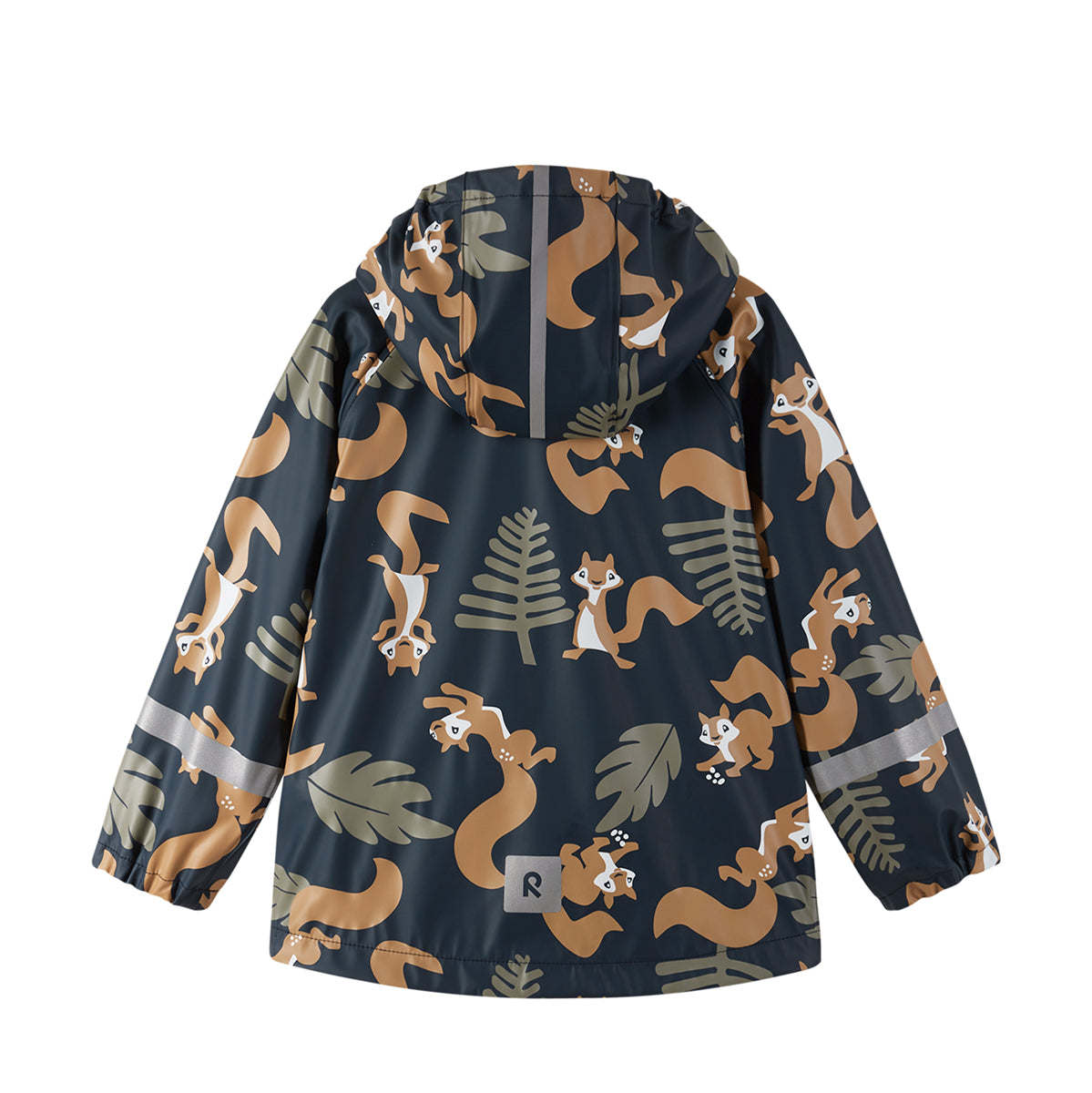 Reima Vesi Kids Waterproof Jacket (Navy Squirrels)