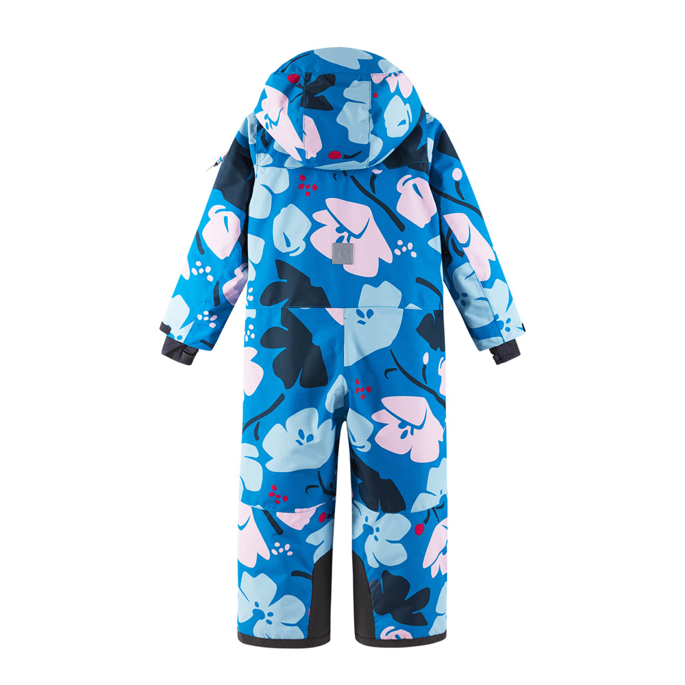 Reima Kids Reach Waterproof Ski Suit (Blue Floral)