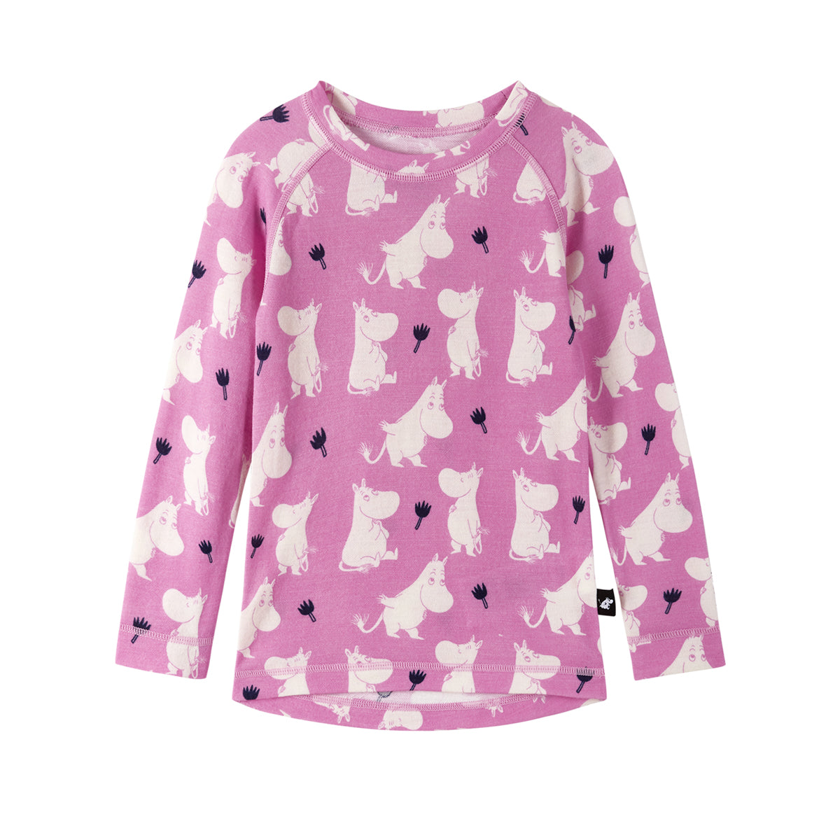 Reima Baby & Kids Moomin Trivsam Merino Thermals (Rose Pink)