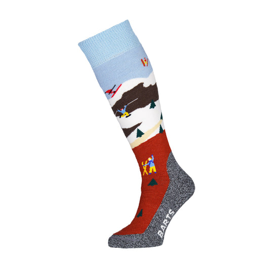 Barts Kids Ski Socks Snowrider (Rust)