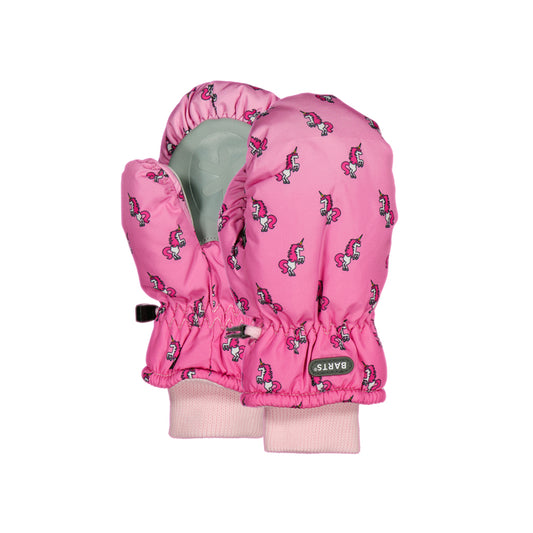 Barts Kids Print Mittens (Pink)