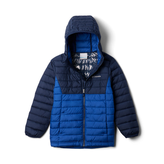 Columbia Boys Powder Lite Puffer Jacket (Mountain Blue)