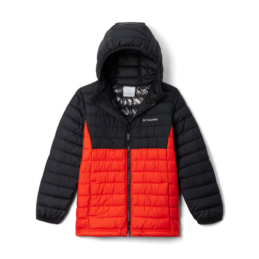 Columbia Boys Powder Lite Puffer Jacket (Spicy Black)