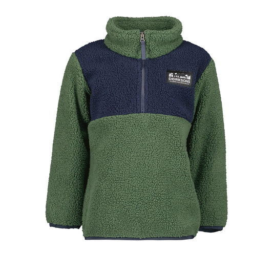 Didriksons Kids Gosig Half Zip Fleece (Pine Green)