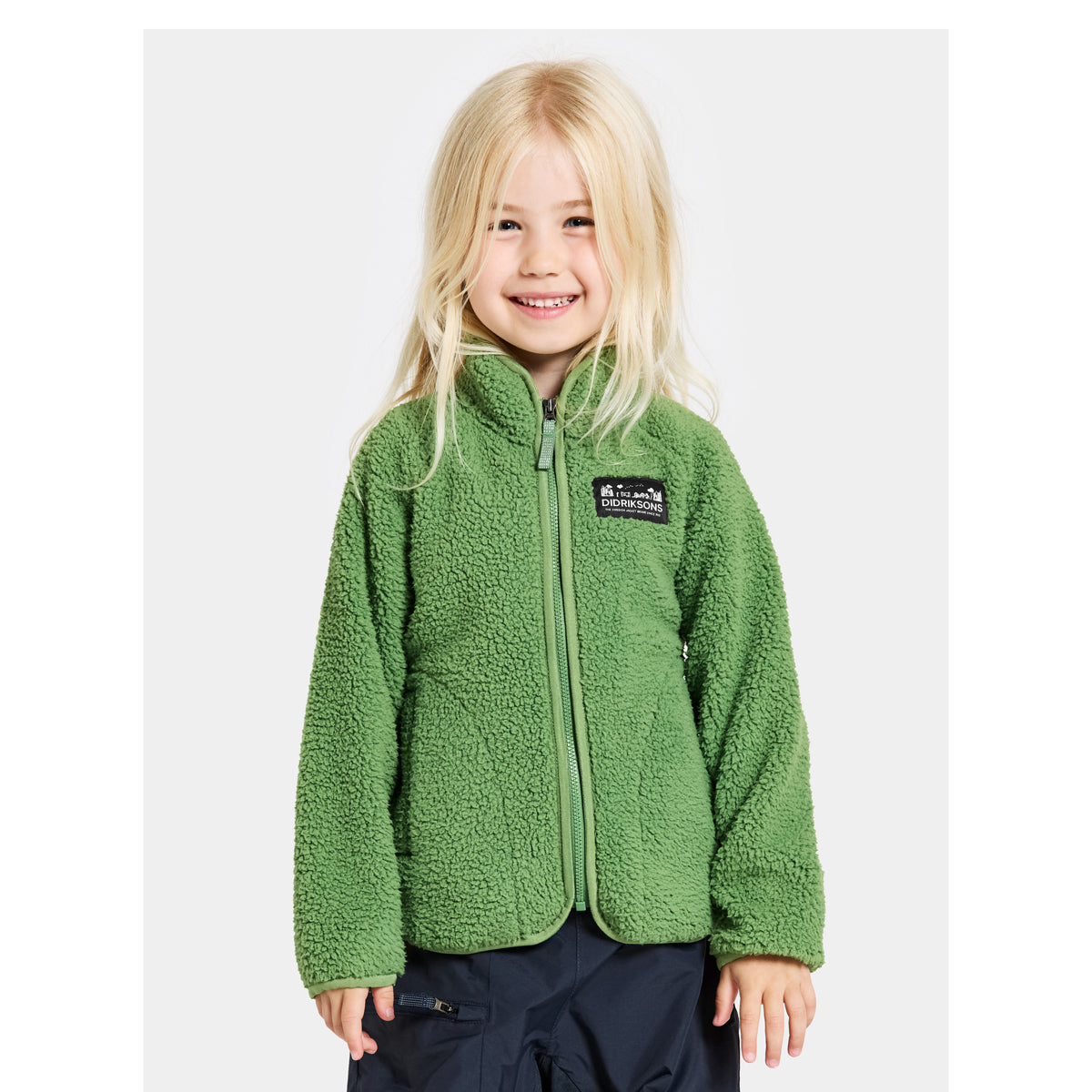 Didriksons Kids Gibbs Fleece Jacket (Green)