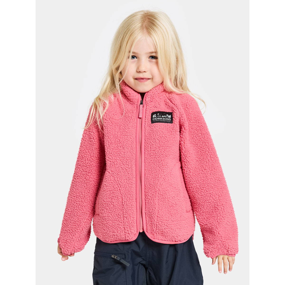 Didriksons Kids Gibbs Fleece Jacket (Dusty Azalea)