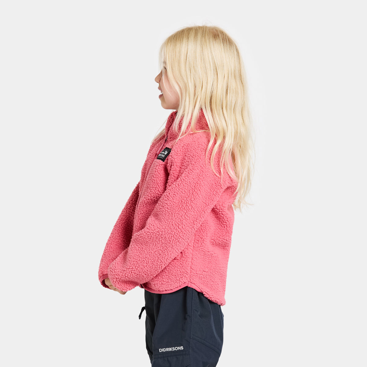 Didriksons Kids Gibbs Fleece Jacket (Dusty Azalea)