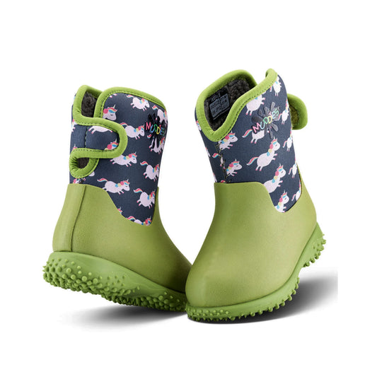 Grubs Muddies Baby Puddle Boots (Unicorn Lime)