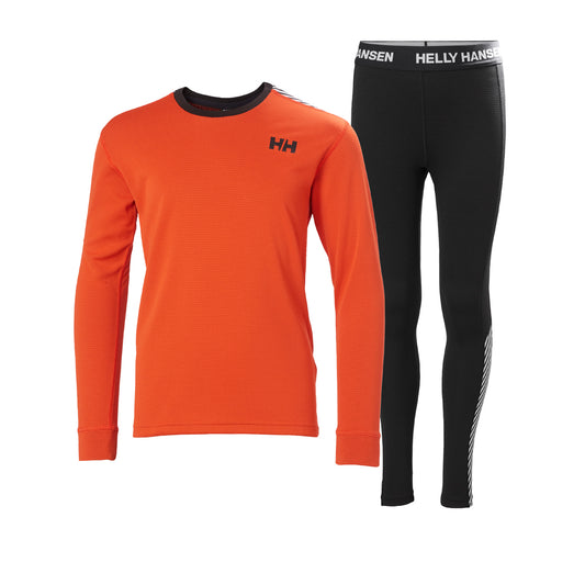 Helly Hansen Junior Lifa Active Thermal Set (Cherry Tomato)