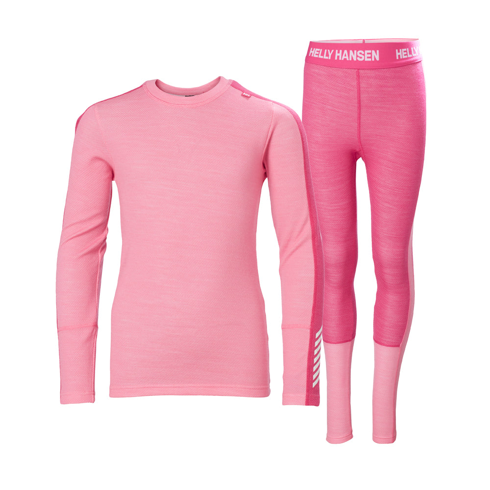 Helly Hansen Junior Lifa Merino Thermal Set (Sugar Pink)