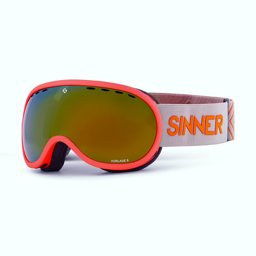 Sinner Vorlage S Youth Ski Goggles 10 yrs + (Orange)