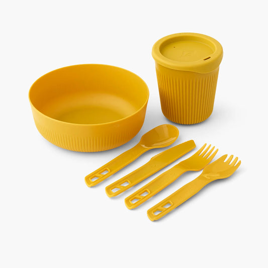 Sea To Summit Dinnerware Set, 6 Piece (Yellow)