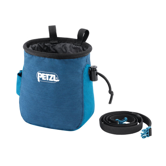 Petzl Saka Chalk Bag and Belt (Blue)