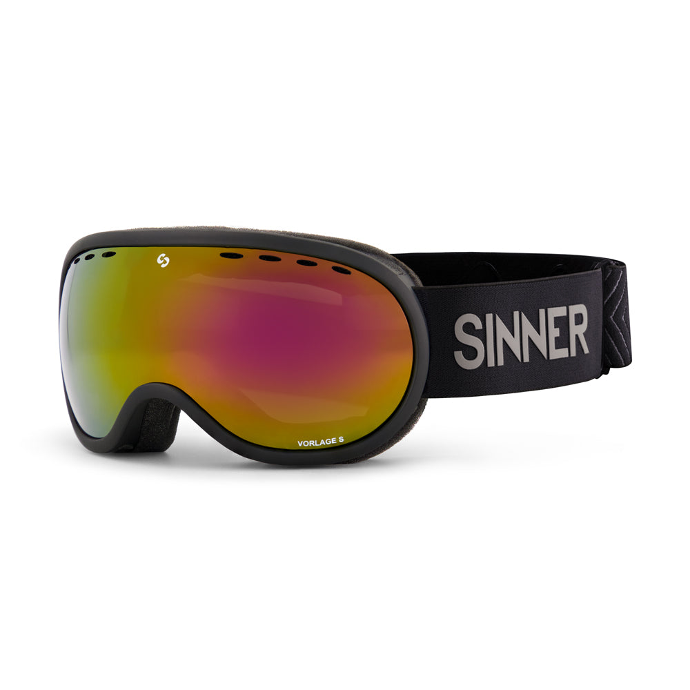 Sinner Vorlage S Youth Ski Goggles 10 yrs + (Black)