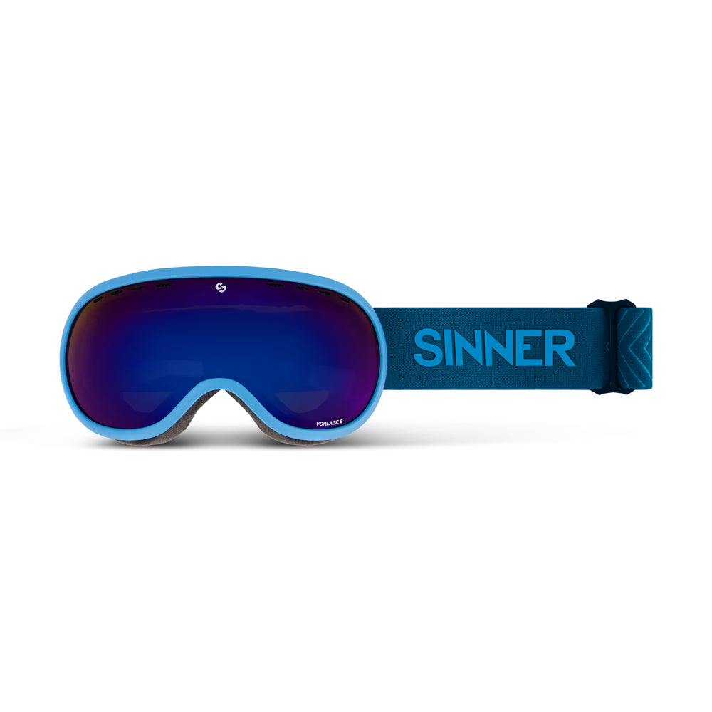 Sinner Vorlage S Youth Ski Goggles 10 yrs + (Blue Neon)