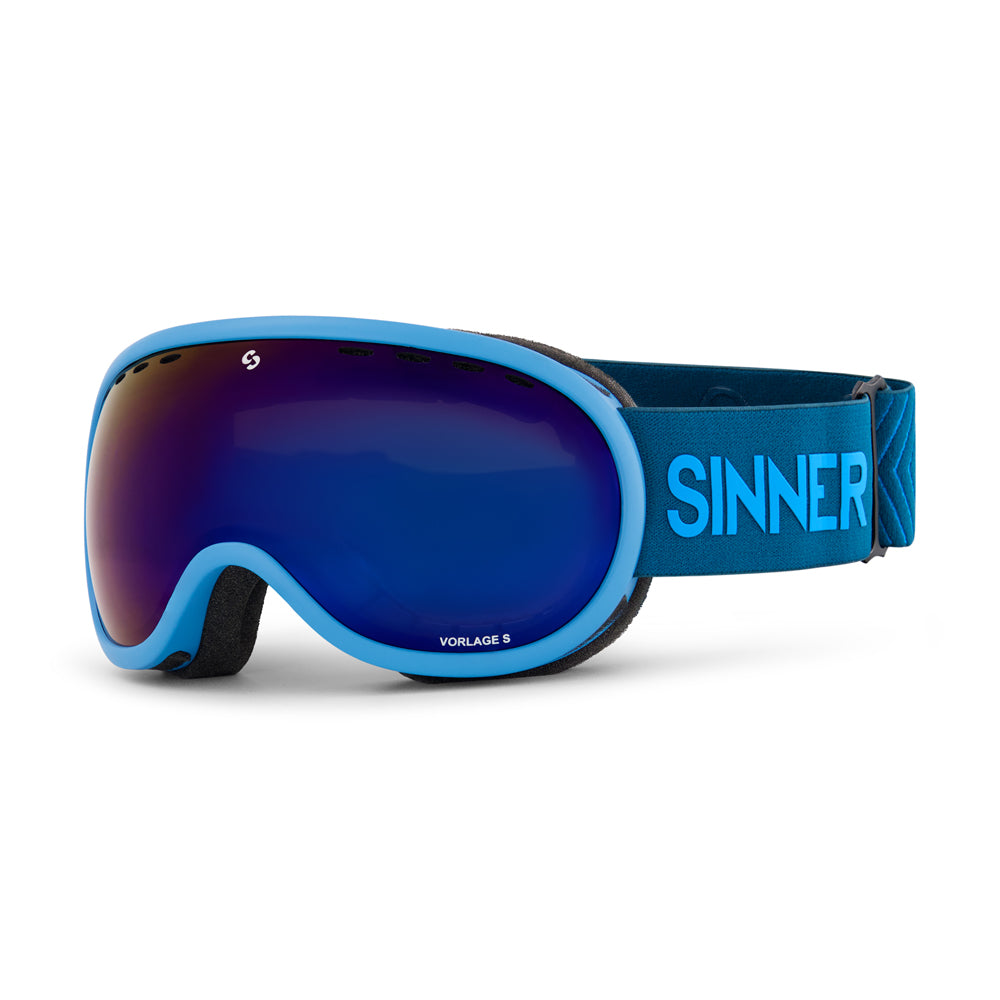 Sinner Vorlage S Youth Ski Goggles 10 yrs + (Blue Neon)