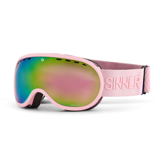 Sinner Vorlage S Youth Ski Goggles 10 yrs + (Light Pink)