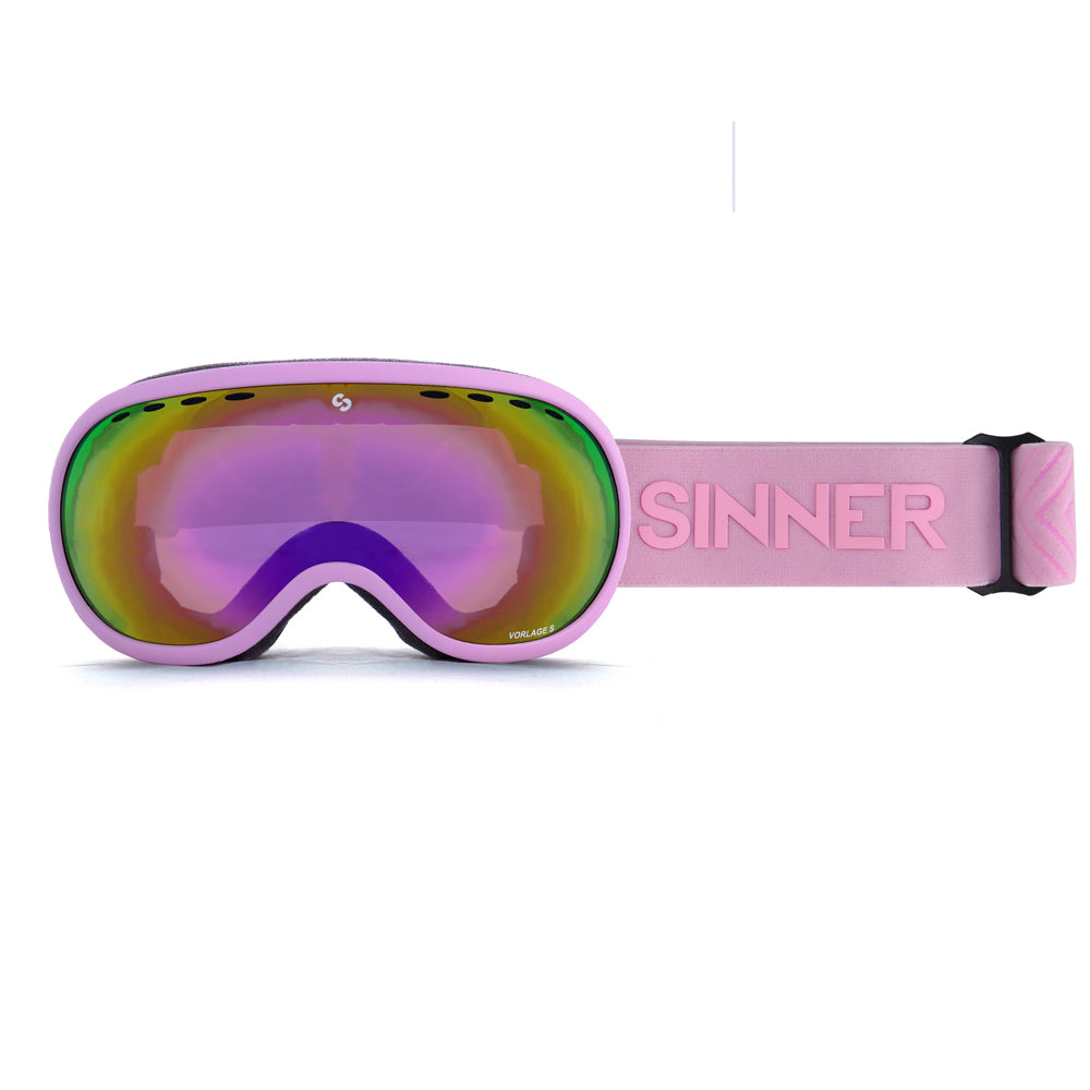 Sinner Vorlage S Youth Ski Goggles 10 yrs + (Pink)