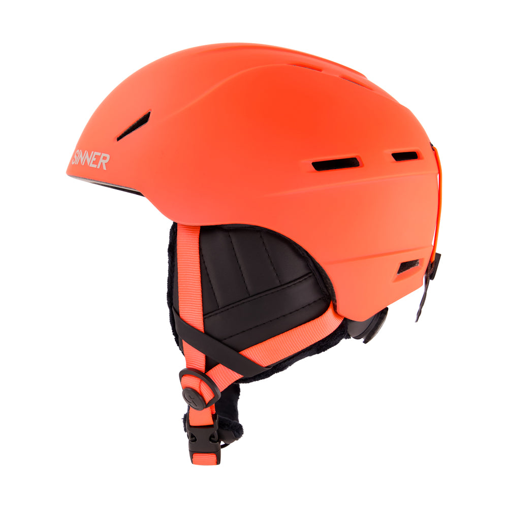 Sinner Crest Ski Helmet (Orange Neon)