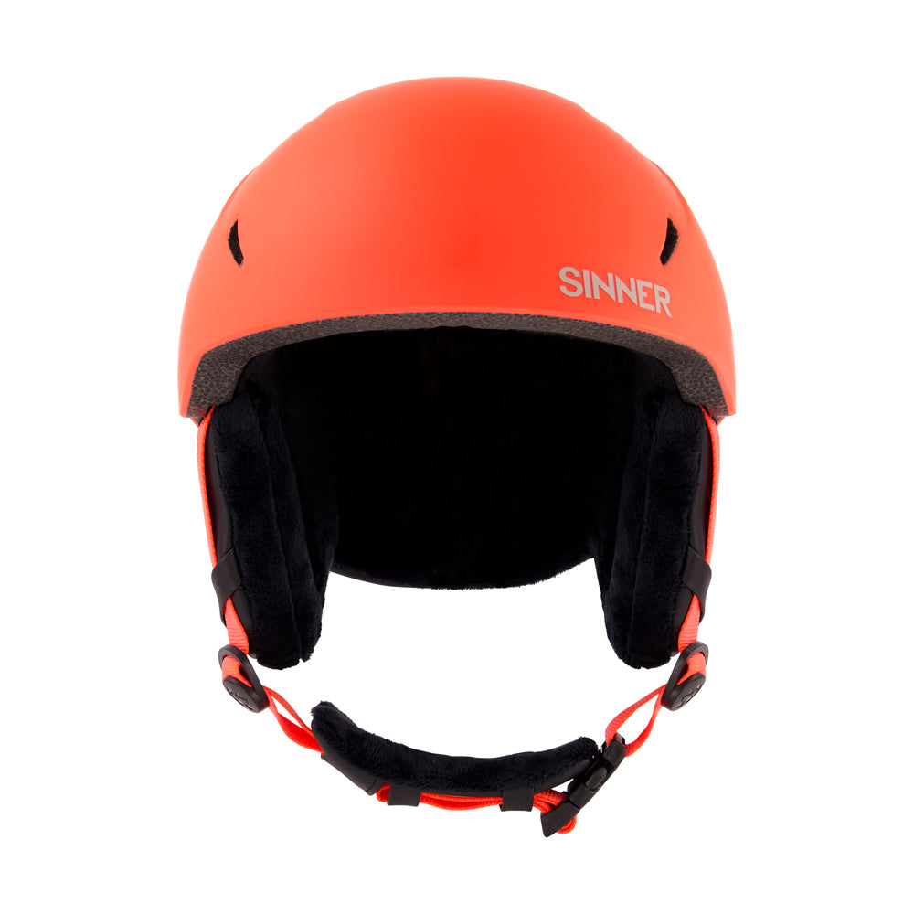 Sinner Crest Ski Helmet (Orange Neon)