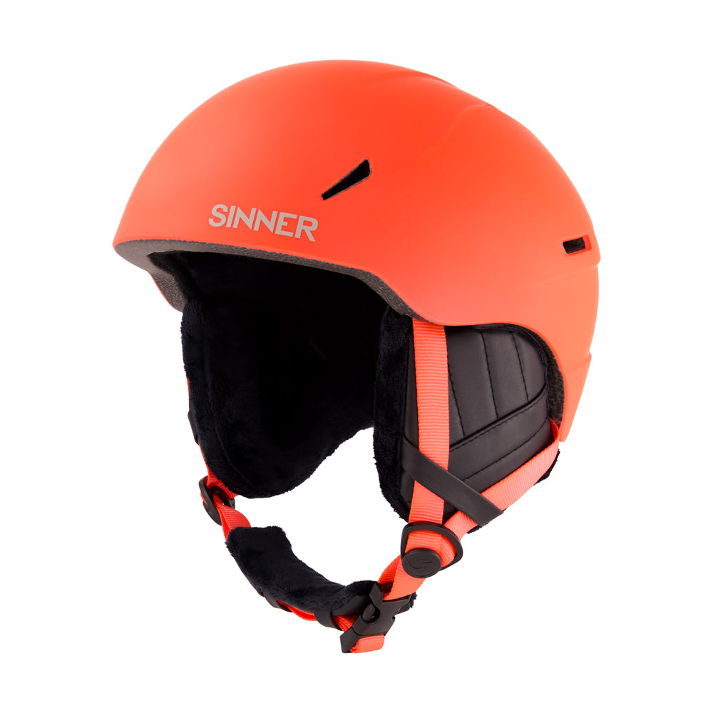 Sinner Crest Ski Helmet (Orange Neon)