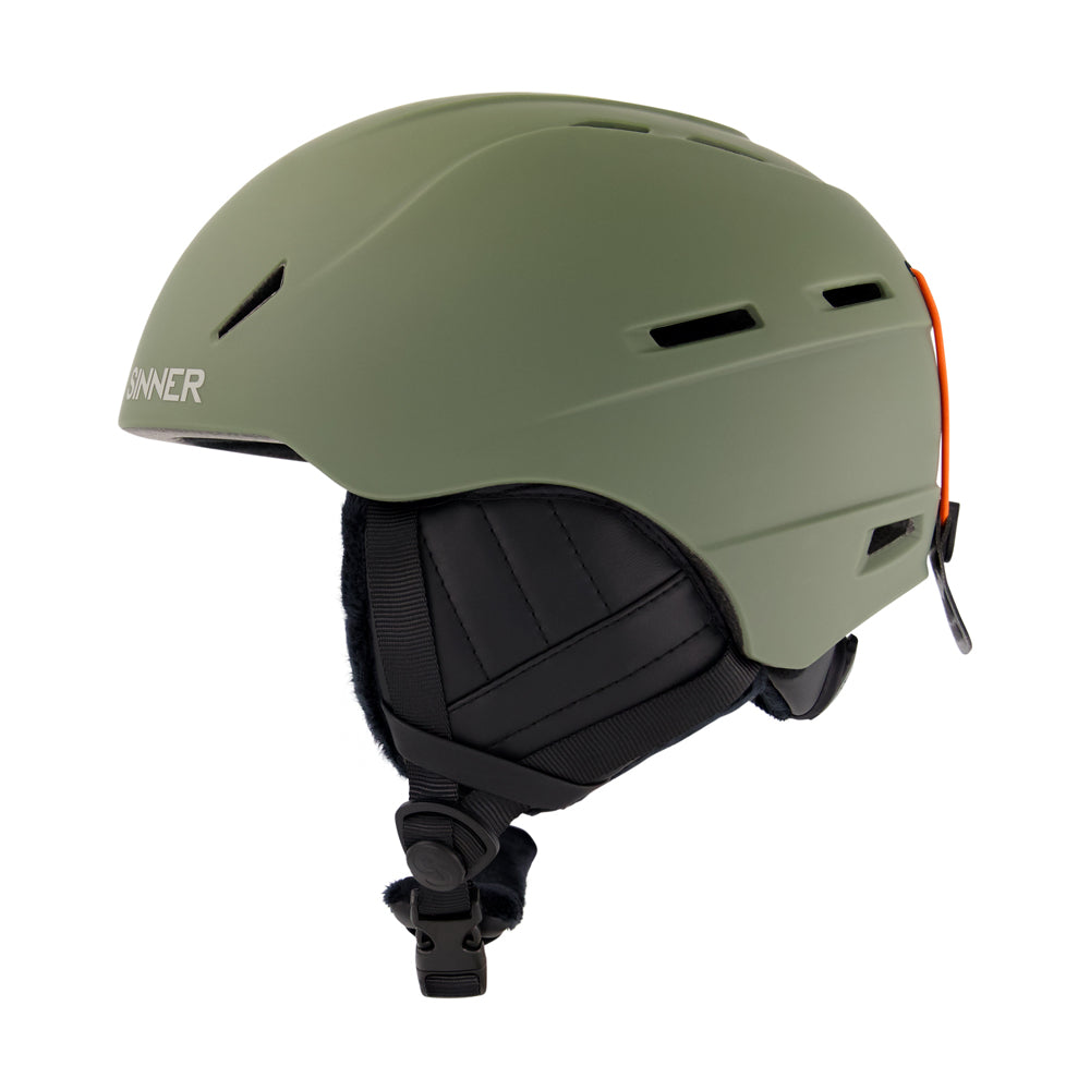 Sinner Crest Ski Helmet (Moss Green)