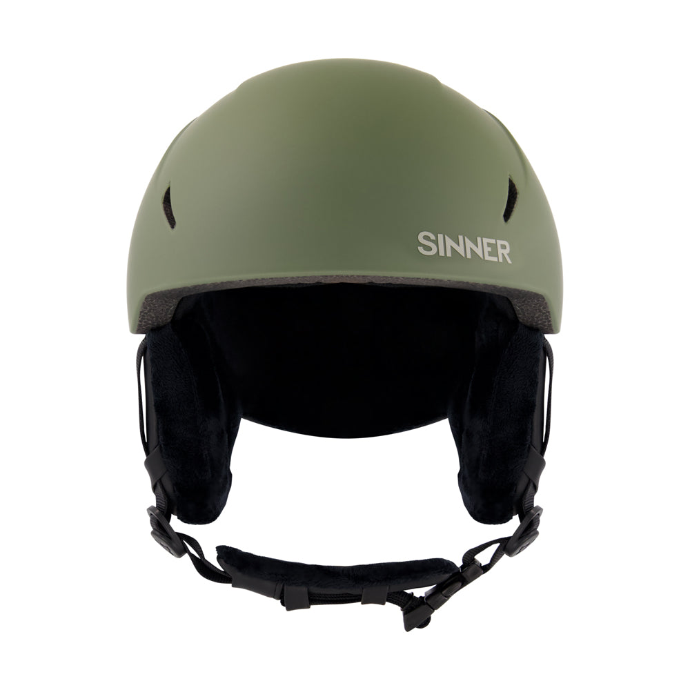 Sinner Crest Ski Helmet (Moss Green)