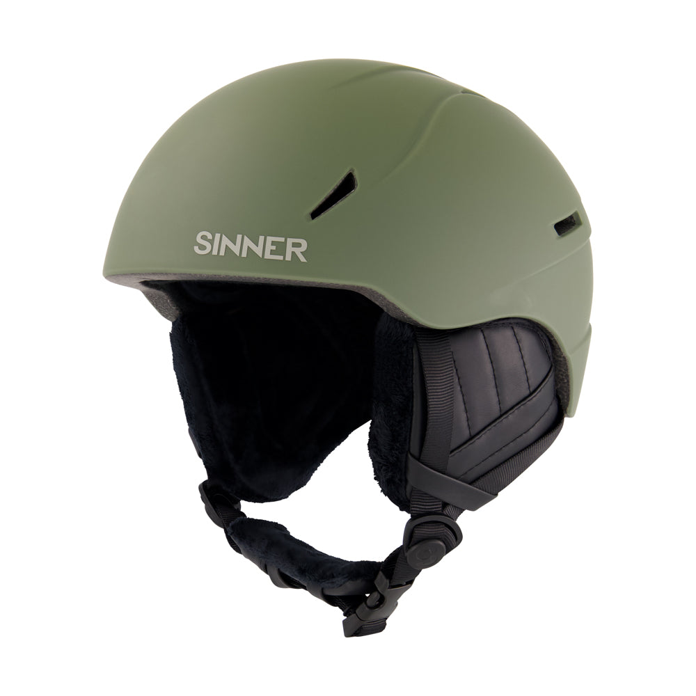 Sinner Crest Ski Helmet (Moss Green)