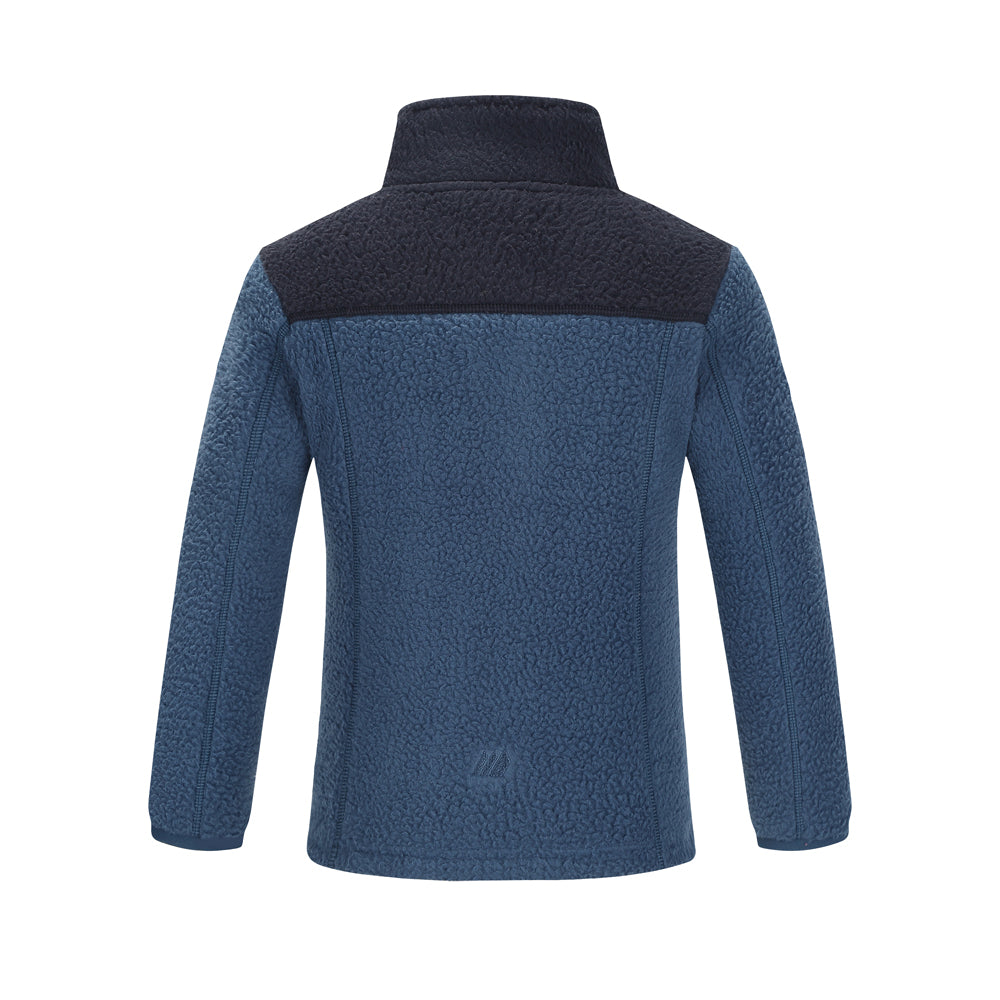 Skogstad Mini Tuva Hi-Pile Fleece Jacket (Dark Denim)