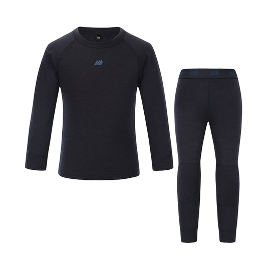 Skogstad Kids Loppa Thermal Merino Set (Parisian Night)