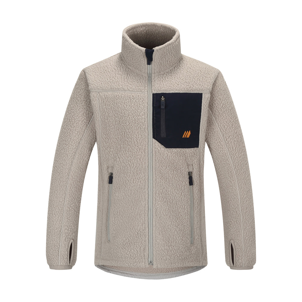 Skogstad Kids Leirbekk Fleece Jacket (Opal Grey)