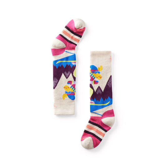 Smartwool Kids Wintersport Ski Socks (Mountain Moose Moonbeam)