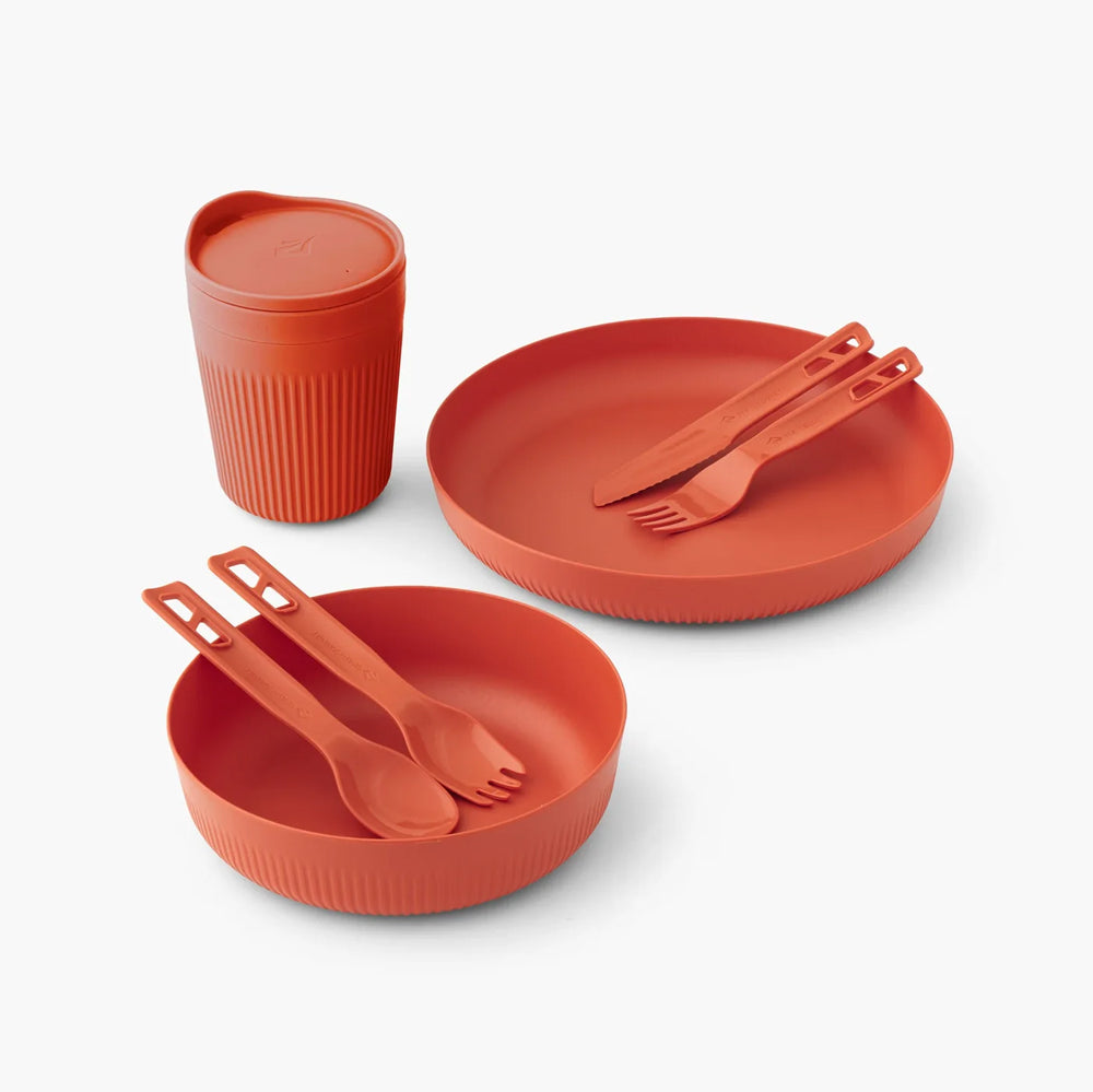 Sea To Summit Dinnerware Set, 7 Piece (Spicy Orange)