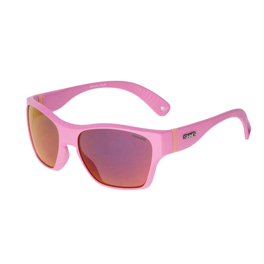 Sinner Gunstock Kids Sunglasses 4 - 6 yrs (Matte Pink)