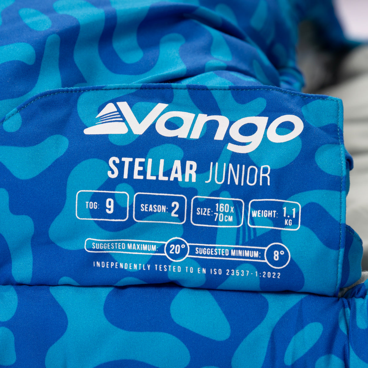 Vango Stellar Junior Kids Sleeping Bag (Atlantic Blue)