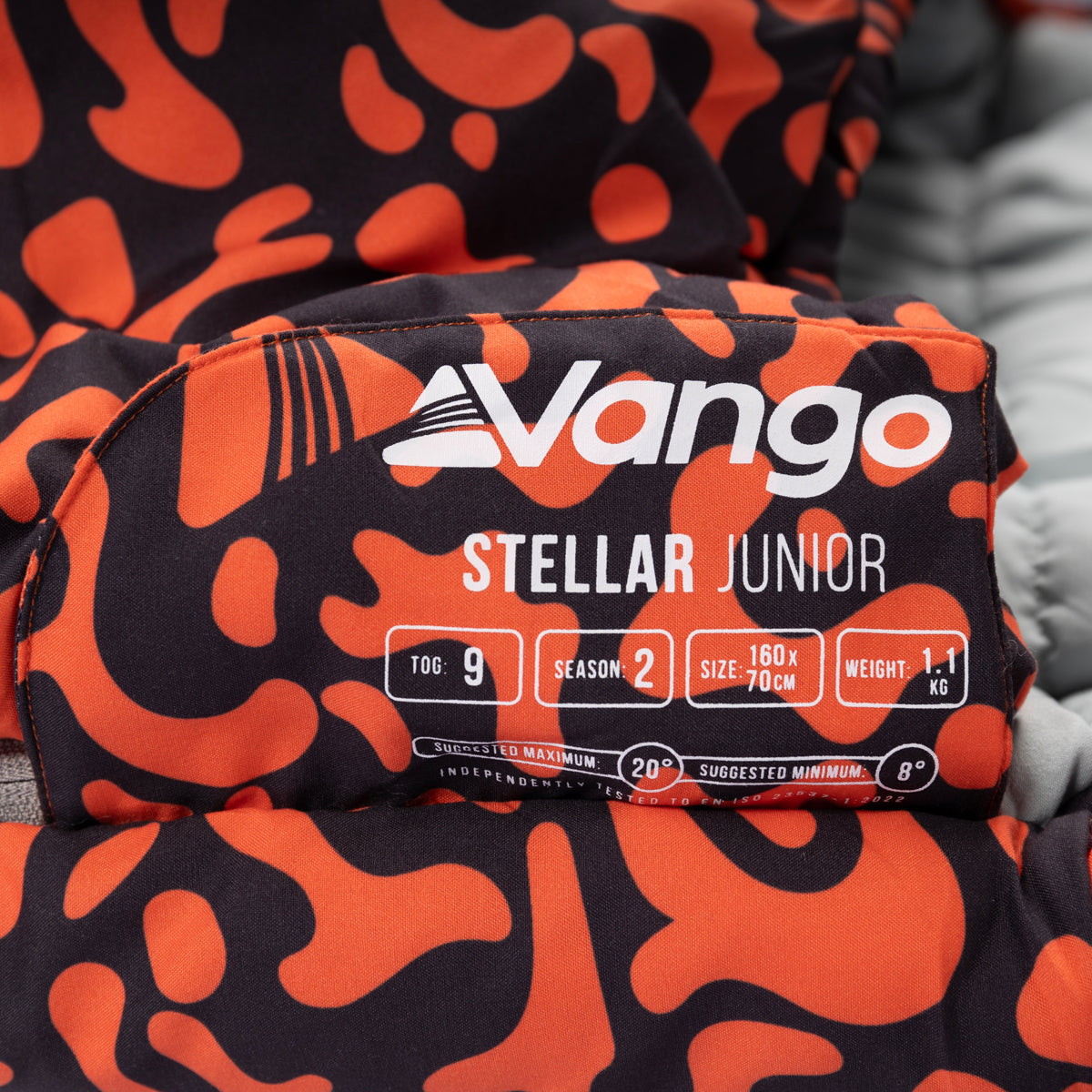 Vango Stellar Junior Kids Sleeping Bag (Dragons Fire)