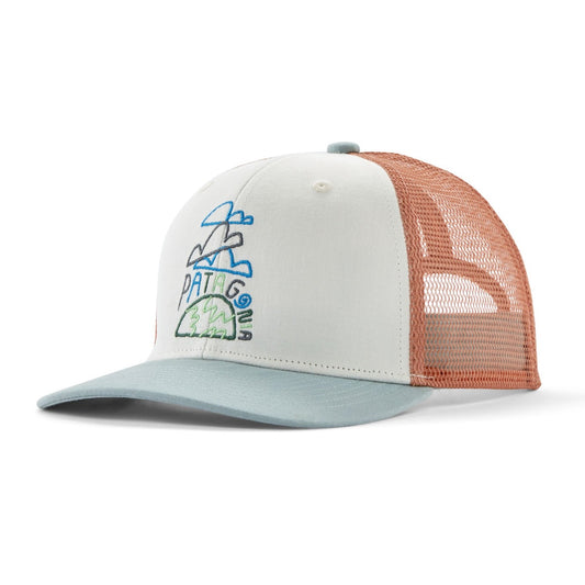 Patagonia Kids Trucker Hat (Clouds and Earth)