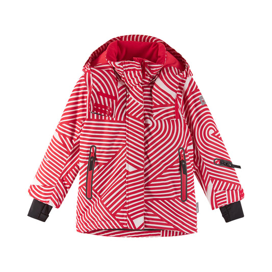 Reima Kiiruna Girls Ski Jacket (Red White)