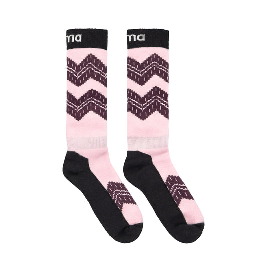 Reima Kids Suksee Merino Ski Socks (Pale Rose)